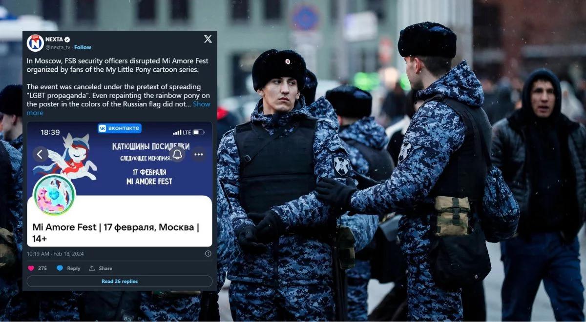 Moskwa: spotkanie fanów "My Little Pony" rozpędzone przez policję