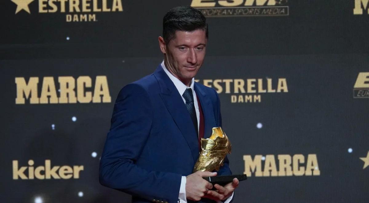 Robert Lewandowski po raz drugi z rzędu odebrał "Złotego Buta"