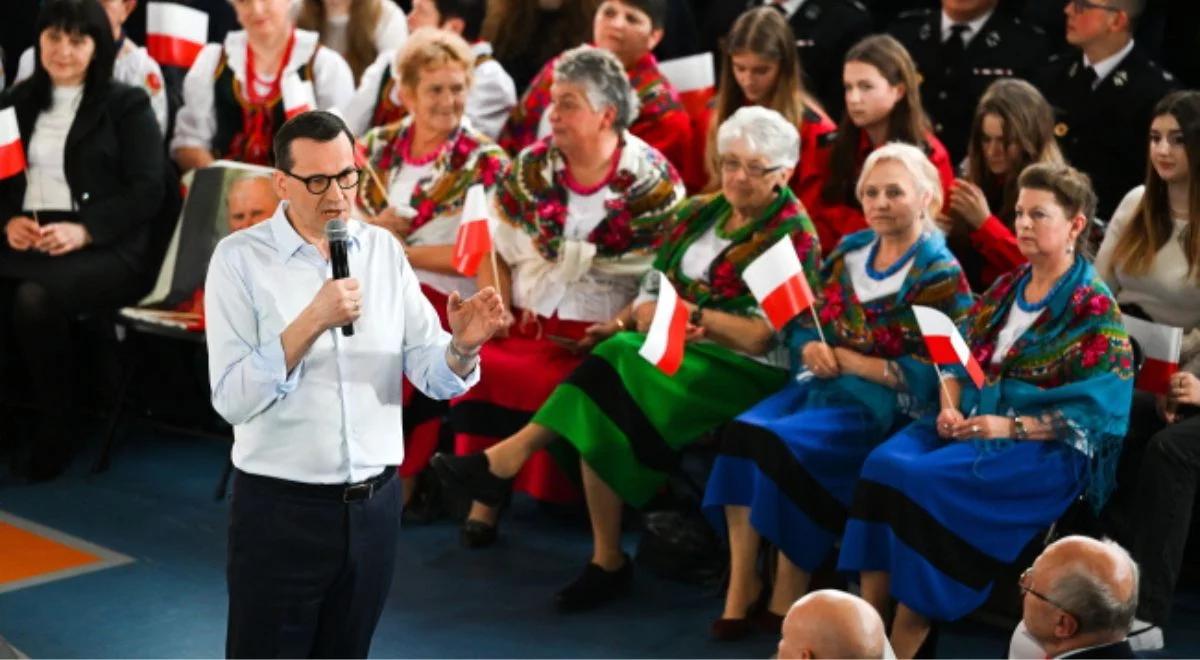 Premier Morawiecki: dzięki spotkaniom z Polakami zrodziły się programy społeczne