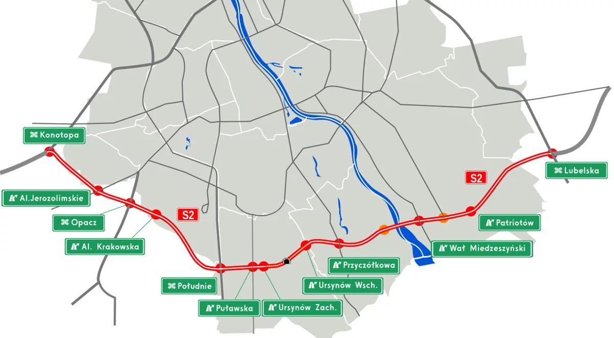 Południowa obwodnica Warszawy gotowa do połowy 2020 r. Będzie kosztować 6,5 mld zł