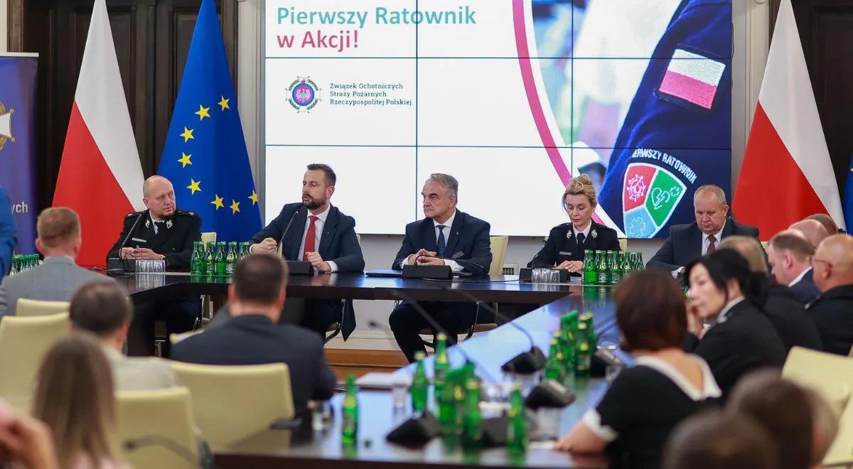 "Pierwszy Ratownik w Akcji". Szef MON: to fundament bezpieczeństwa