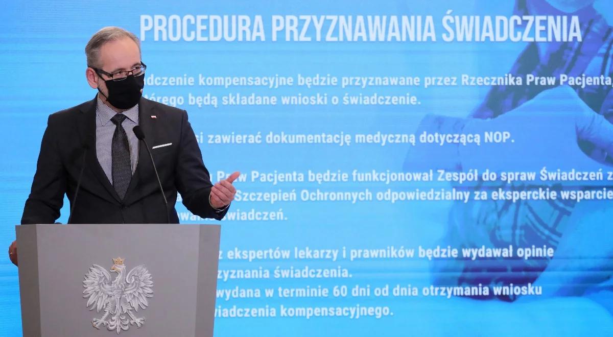 Minister zdrowia: nasz cel to uzyskanie pewnej odporności populacyjnej do końca wakacji