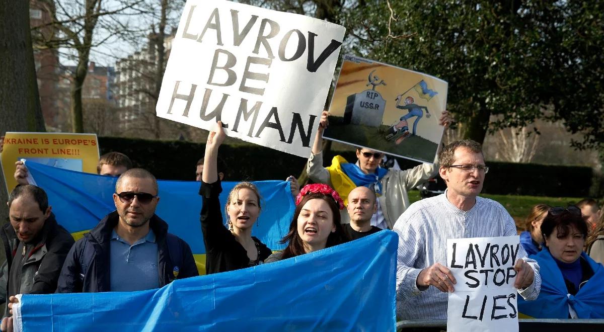 Ławrow zarzuca Zachodowi prowokowanie konfliktu. Brytyjski rząd jednoznacznie: to nonsens