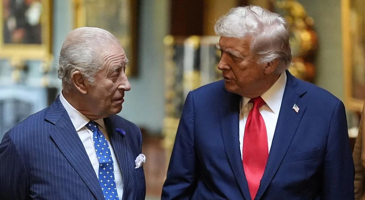 Trump w Wielkiej Brytanii. Tak opisał króla Karola III