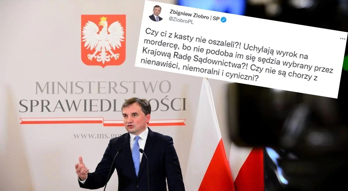 "Uchylają wyrok mordercy". Szef MS ostro skwitował wyrok ws. Ariela C.