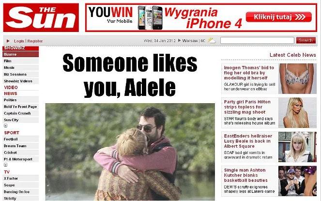 Tajemniczy brunet u boku piosenkarki Adele
