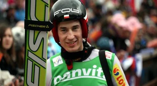 Kamil Stoch na podium w Szczyrku