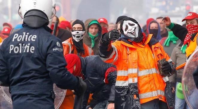 Wielka demonstracja w Brukseli. Na ulice wyszło ponad 100 tys. osób