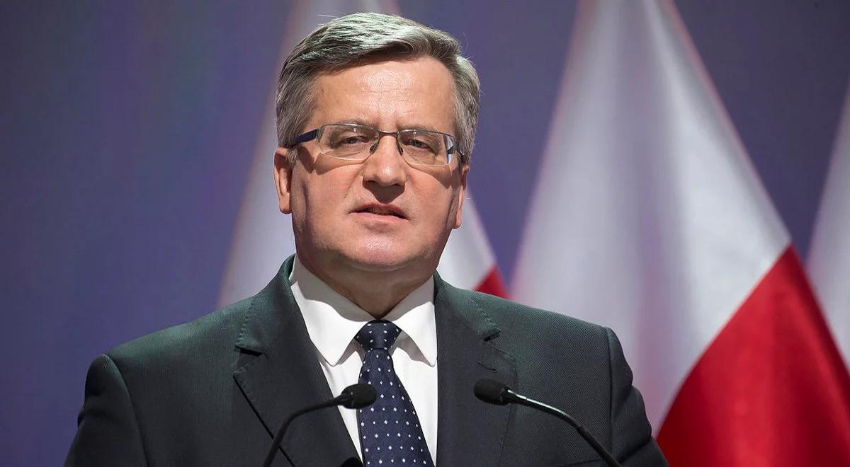 Były prezydent Bronisław Komorowski jest w szpitalu na rutynowych badaniach