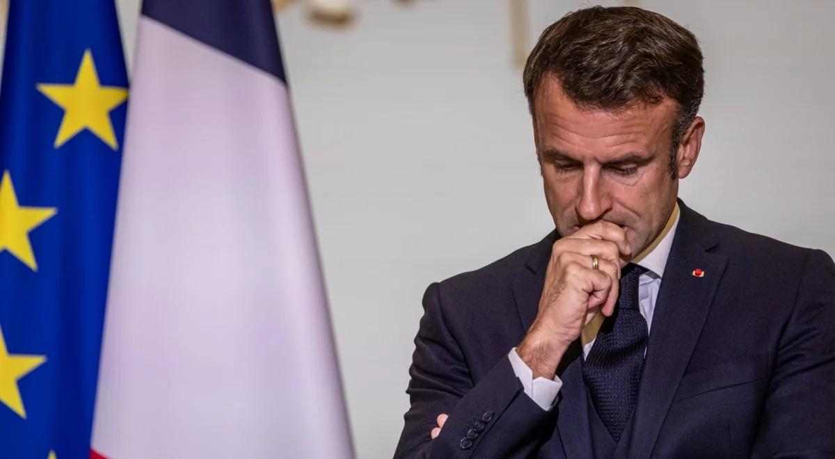 Emmanuel Macron jedzie do Izraela. Chce rozmawiać o deeskalacji i uwolnieniu francuskich zakładników