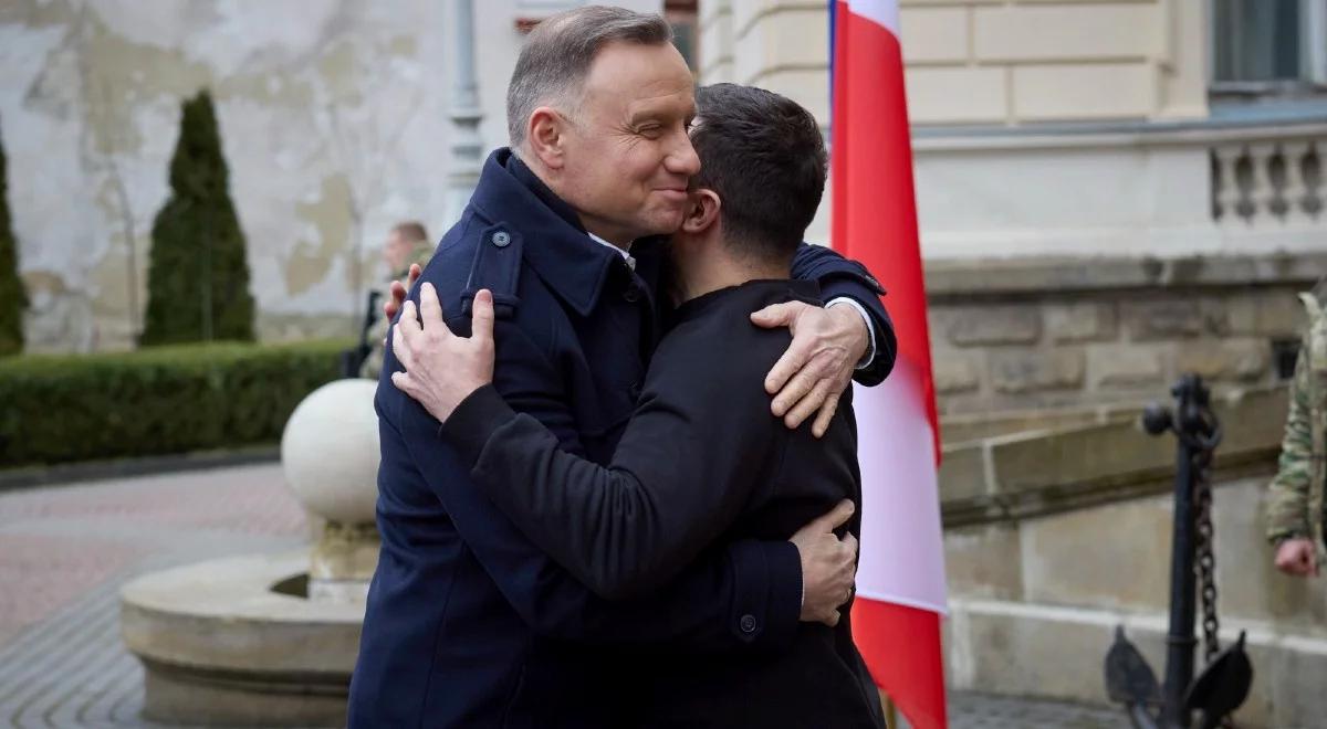 Wołodymyr Zełenski mówi o przyjaźni z Andrzejem Dudą. "Mamy szczególną relację"