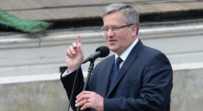 Komorowski: jest duża szansa na dziejowy przełom w sprawie Ukrainy