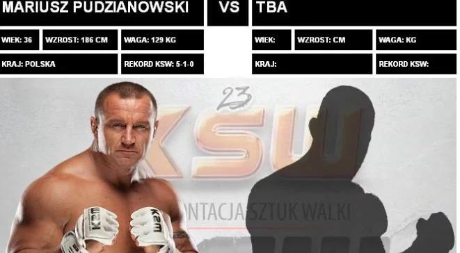 KSW23: Mariusz Pudzianowski czeka. Brak amatora do starcia z Pudzianem?