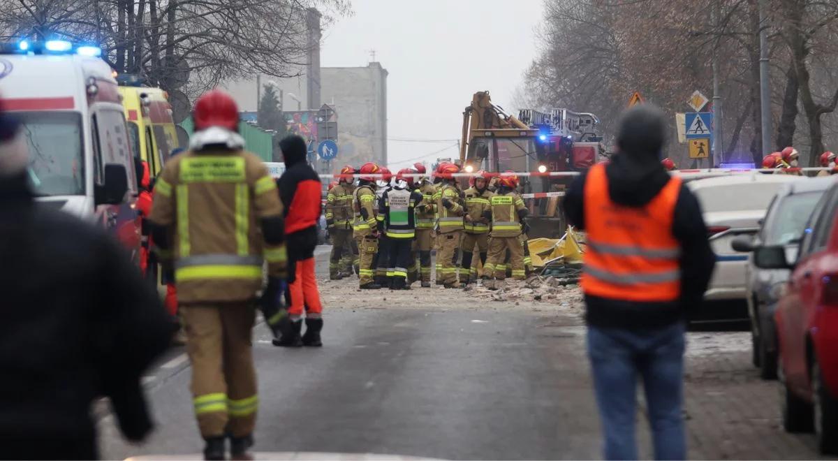 Wybuch w Katowicach. Śląska PSP: trwają poszukiwania jednej osoby