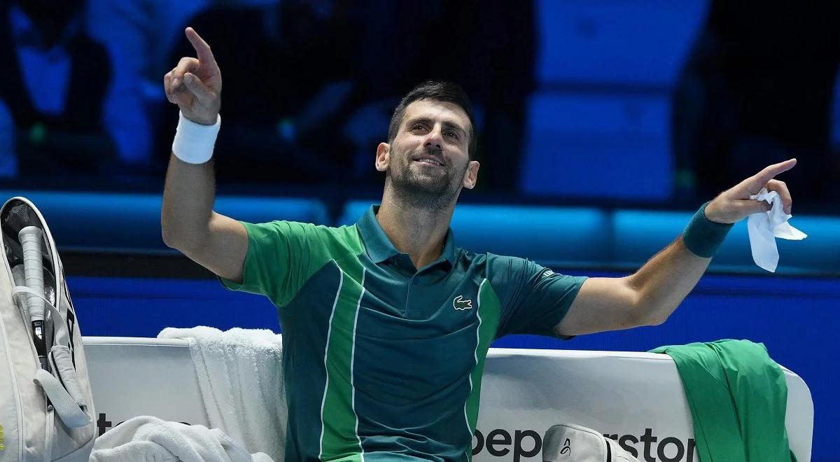 ATP Finals: kłopoty Djokovicia przed meczem z Hurkaczem. Serb nie pojawił się na treningu