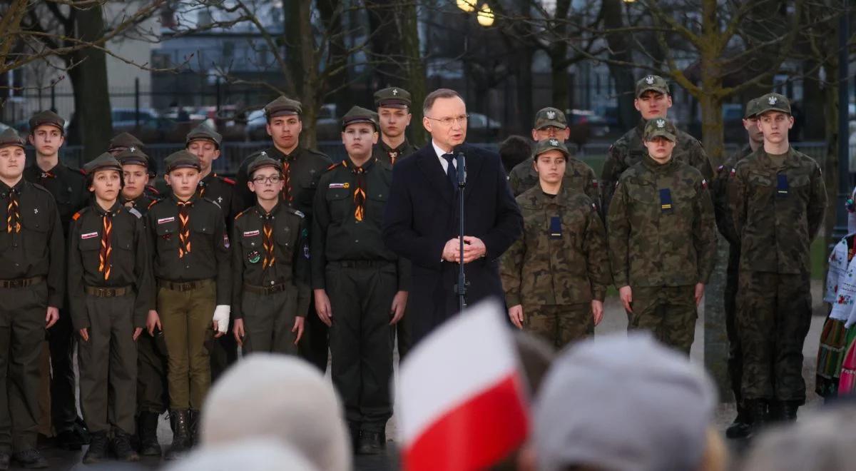 Narodowy Dzień Pamięci Żołnierzy Wyklętych. Prezydent w Mławie: nigdy więcej tutaj ruskiego miru