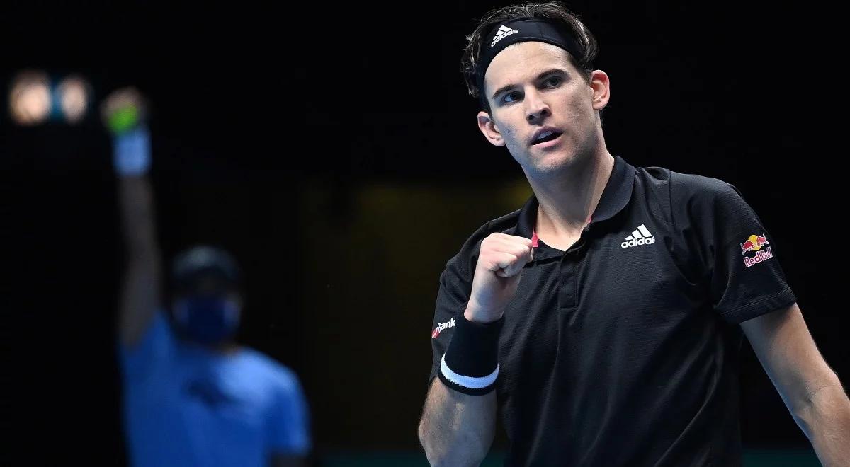 ATP Finals: obrońca trofeum przegrał na otwarcie turnieju. Thiem lepszy od Tsitsipasa 