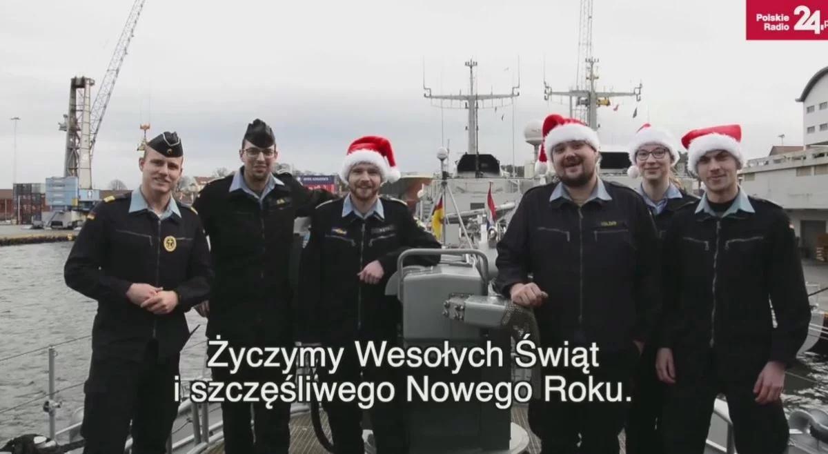 Specjalne życzenia od żołnierzy NATO. Zobacz wideo 