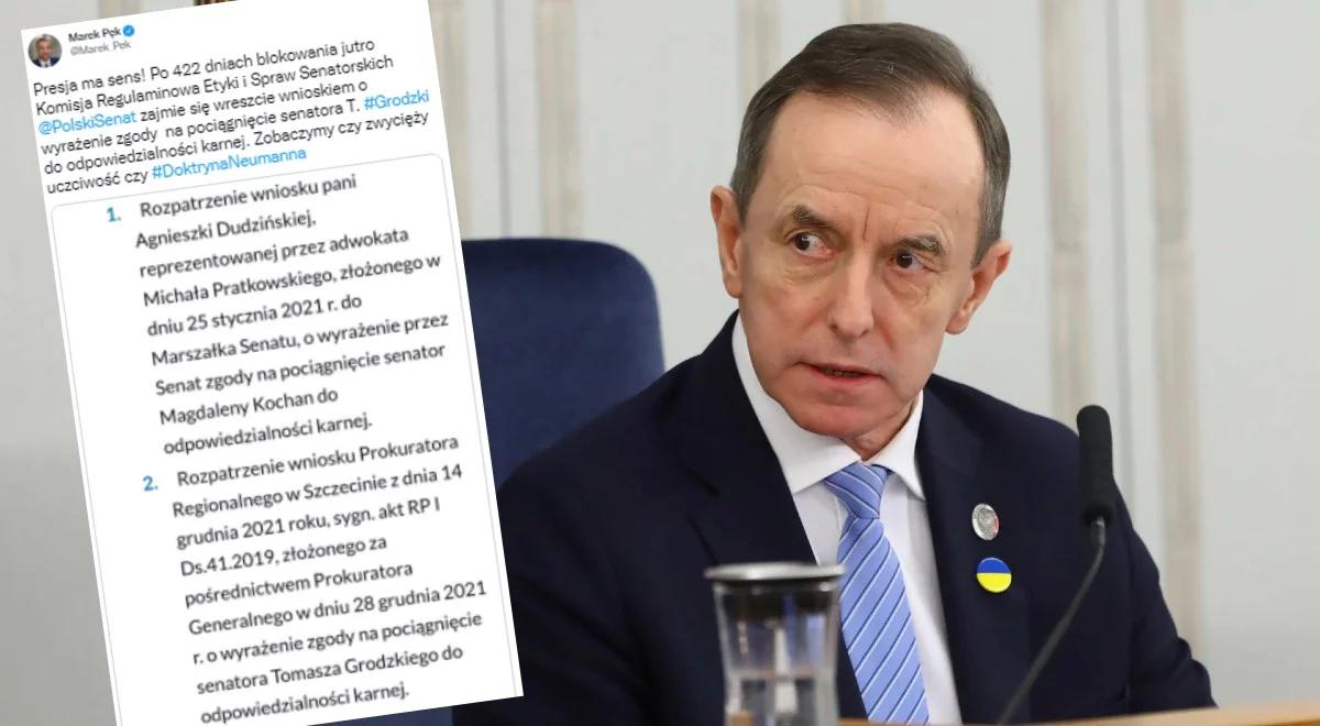 Zarzuty wobec Tomasza Grodzkiego. Jest przełom, Senat zajmie się wnioskiem prokuratury