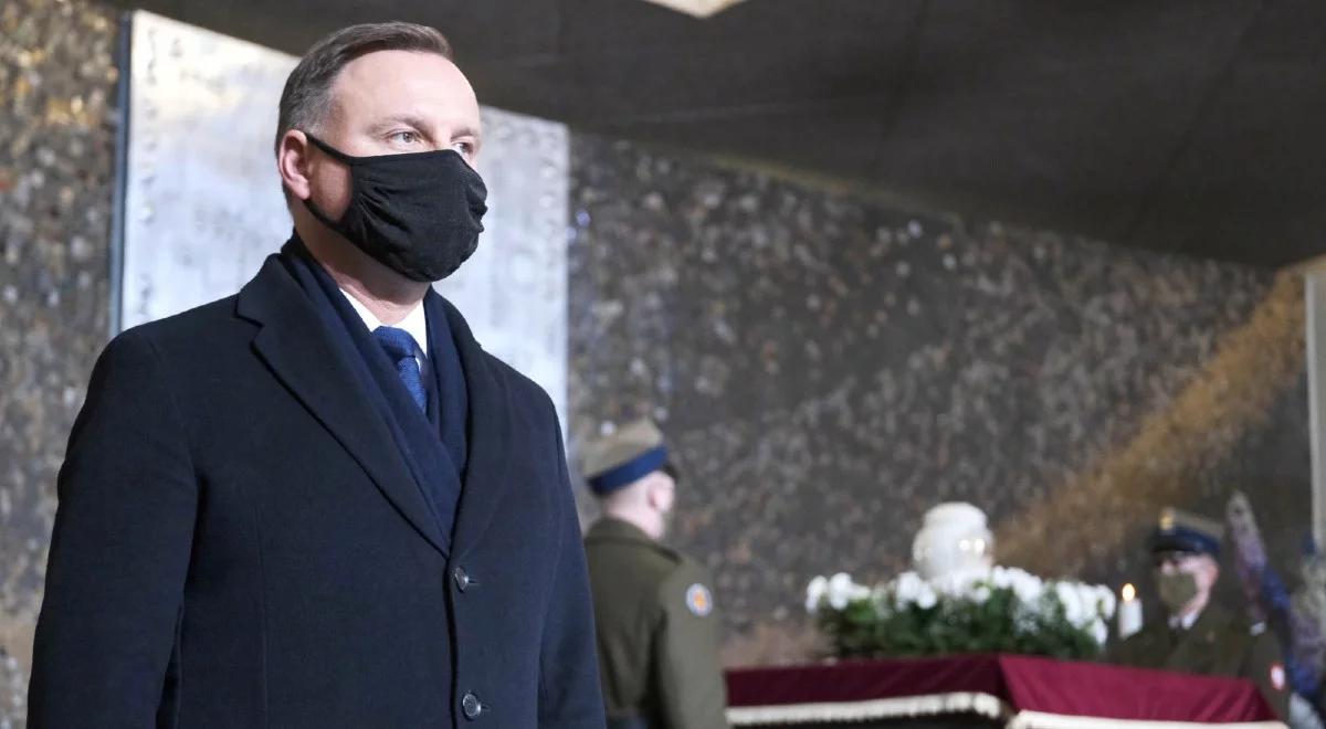 "Wszyscy, cały naród polski, jesteśmy winni wdzięczność". Prezydent pożegnał płk Lidię Lwow-Eberle