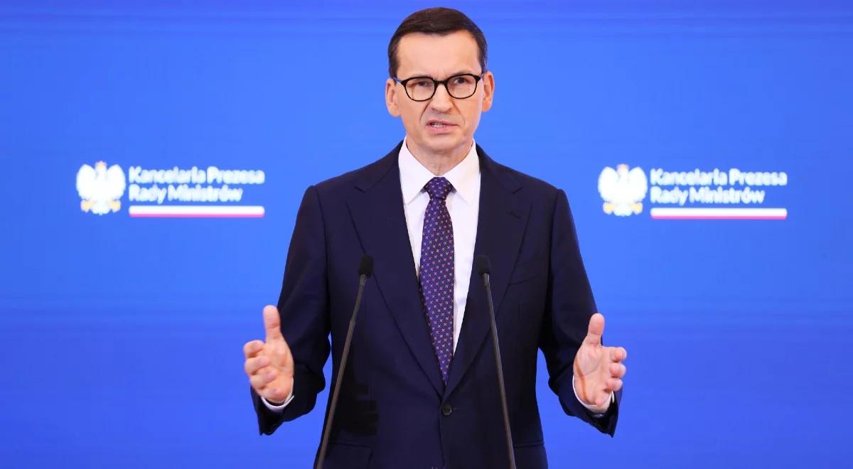 Premier Morawiecki: apeluję do wszystkich Polaków, aby zachować spokój wokół tej tragedii. Bądźmy rozważni