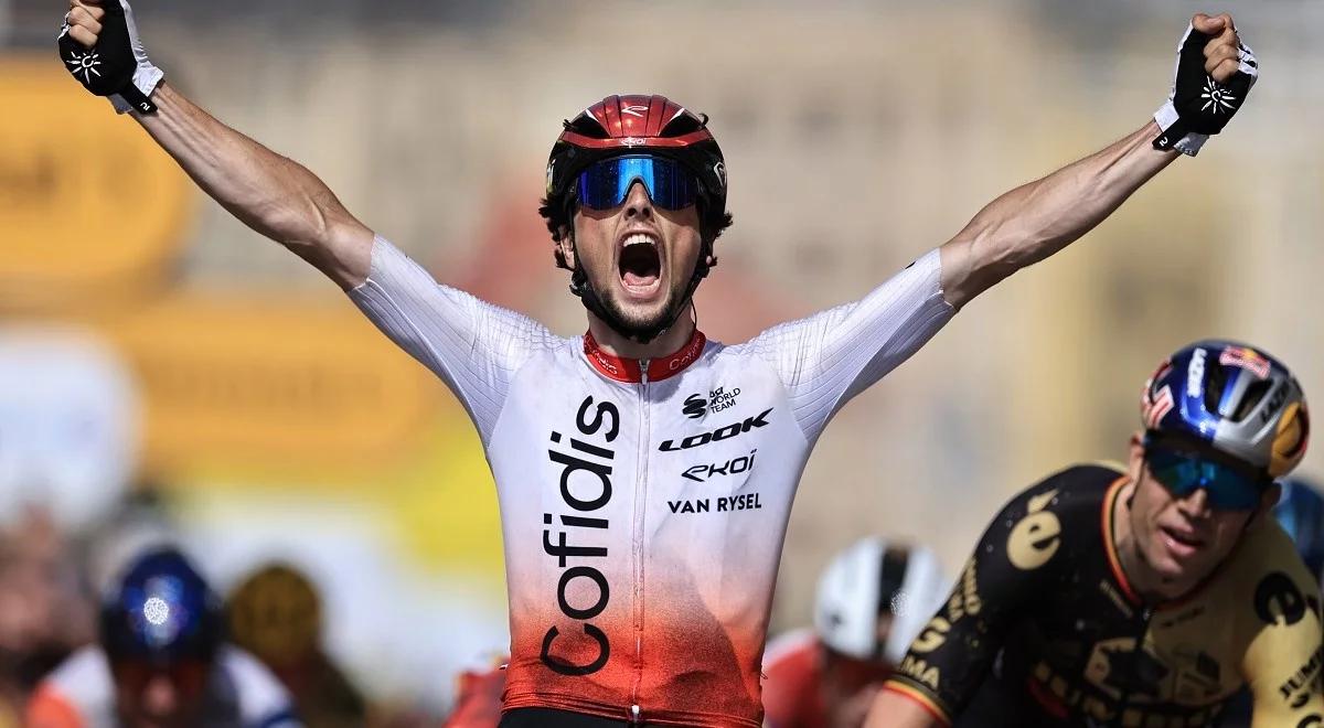 Tour de France: Victor Lafay wygrał drugi etap. Adam Yates utrzymał prowadzenie