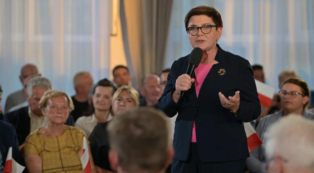 "Wygrana opozycji to zgoda na rządy Brukseli". Beata Szydło ostrzega