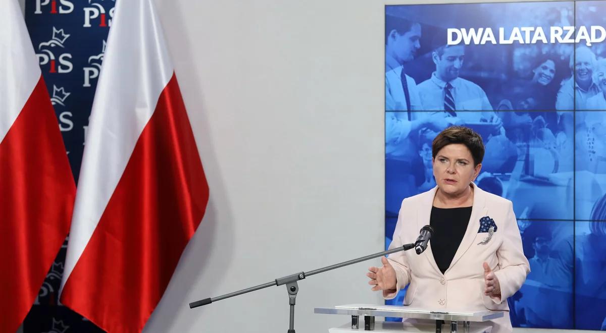 Dwa lata rządu Beaty Szydło. Największe sukcesy i bolączki 