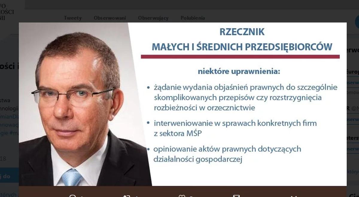 Premier powołał Adama Abramowicza na Rzecznika Małych i Średnich Przedsiębiorców