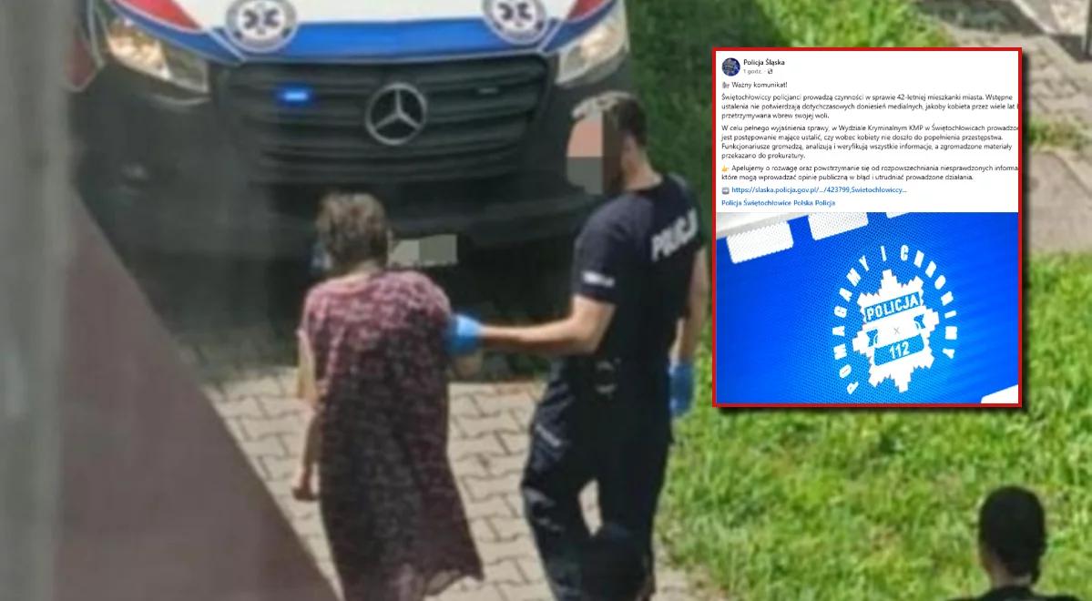 Świętochłowice. Zwrot ws. więzionej kobiety? Policjant opisał, co zastał na miejscu