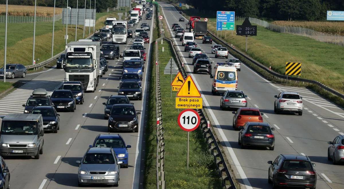 Dolnośląskie. Karambol na A4 w kierunku Legnicy. Ogromny korek