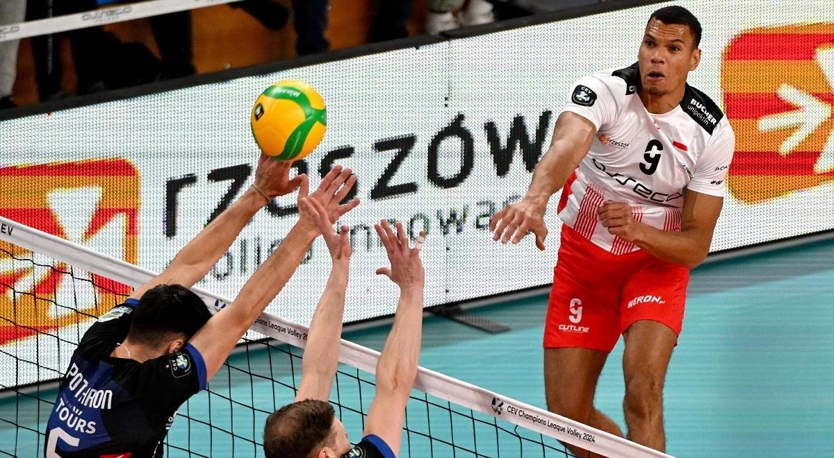 LM siatkarzy: Asseco Resovia z sensacyjną porażką. Rywale z Tours zdobyli Podpromie