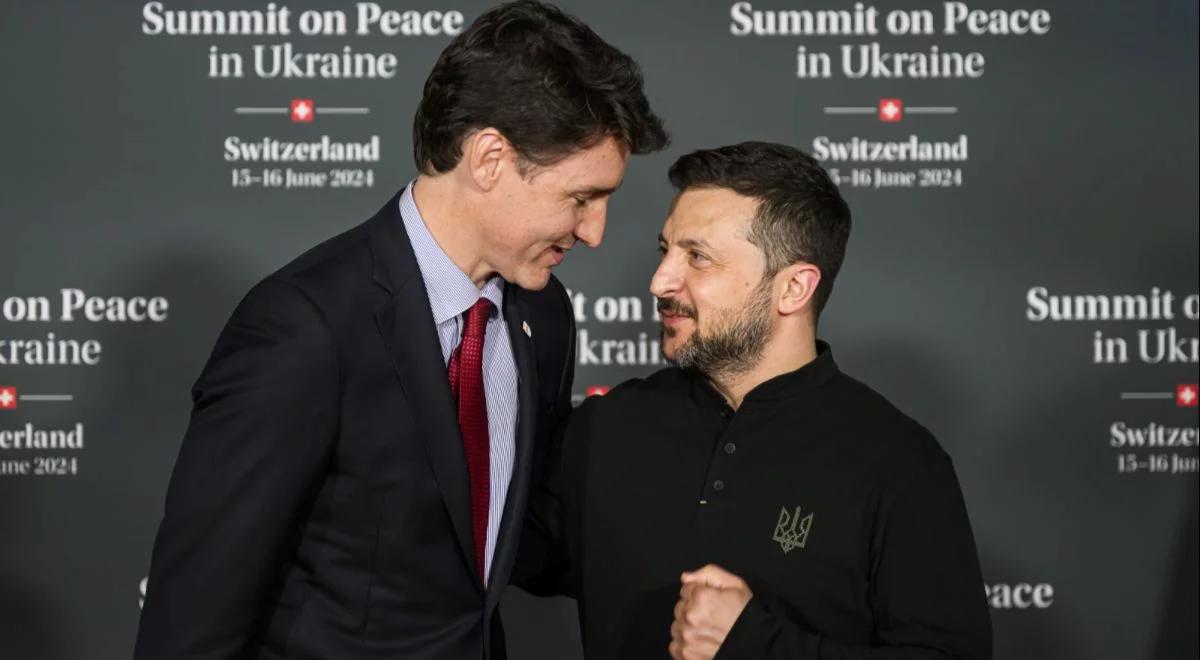 "Sława Ukrainie" na szczycie w Szwajcarii. Justin Trudeau rozwścieczył Rosję