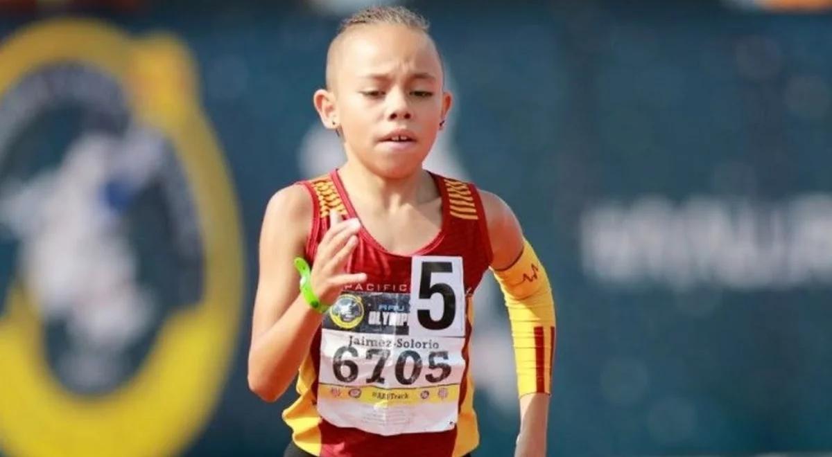 Ma dziewięć lat, na bieżni bije kolejne rekordy. Victor Jaimez-Solorio to cudowne dziecko lekkoatletyki