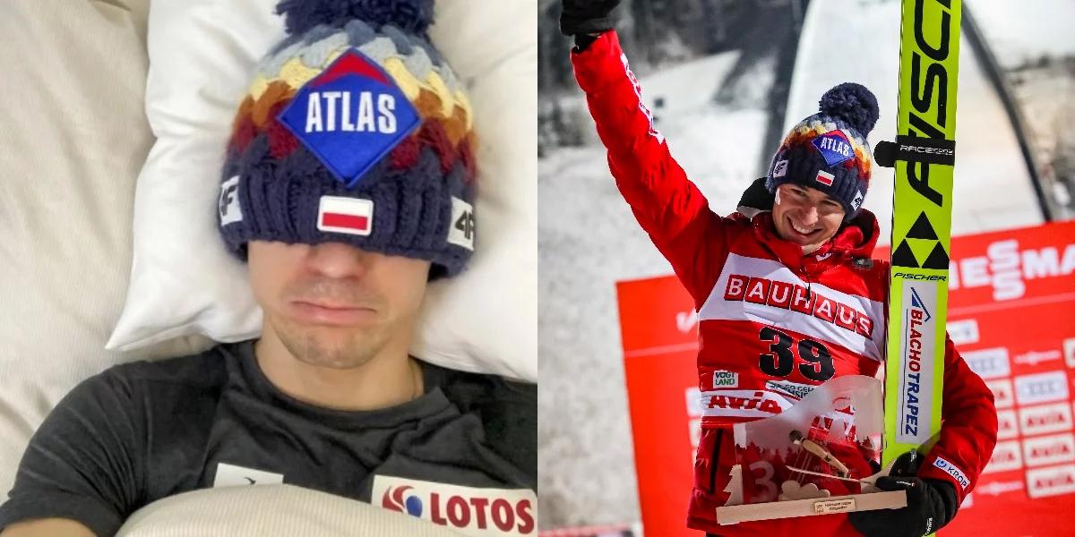 PŚ w skokach. Kamil Stoch "wyglądał naprawdę źle". "Myślałem, że twarz zaraz eksploduje"