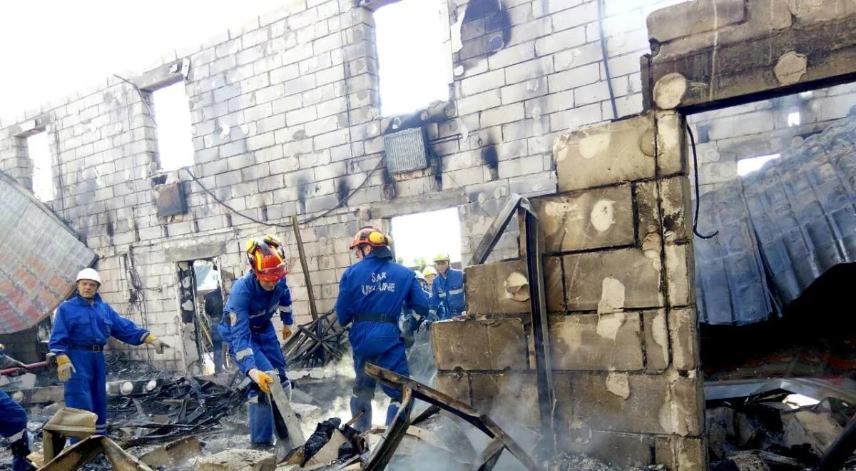 Ukraina: 17 osób zginęło w pożarze domu opieki dla starszych osób