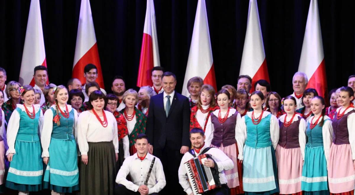 Andrzej Duda do Polaków z Litwy: dziękuję za polskość