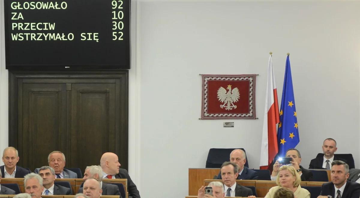 Senat odrzucił wniosek prezydenta o przeprowadzenie referendum konstytucyjnego