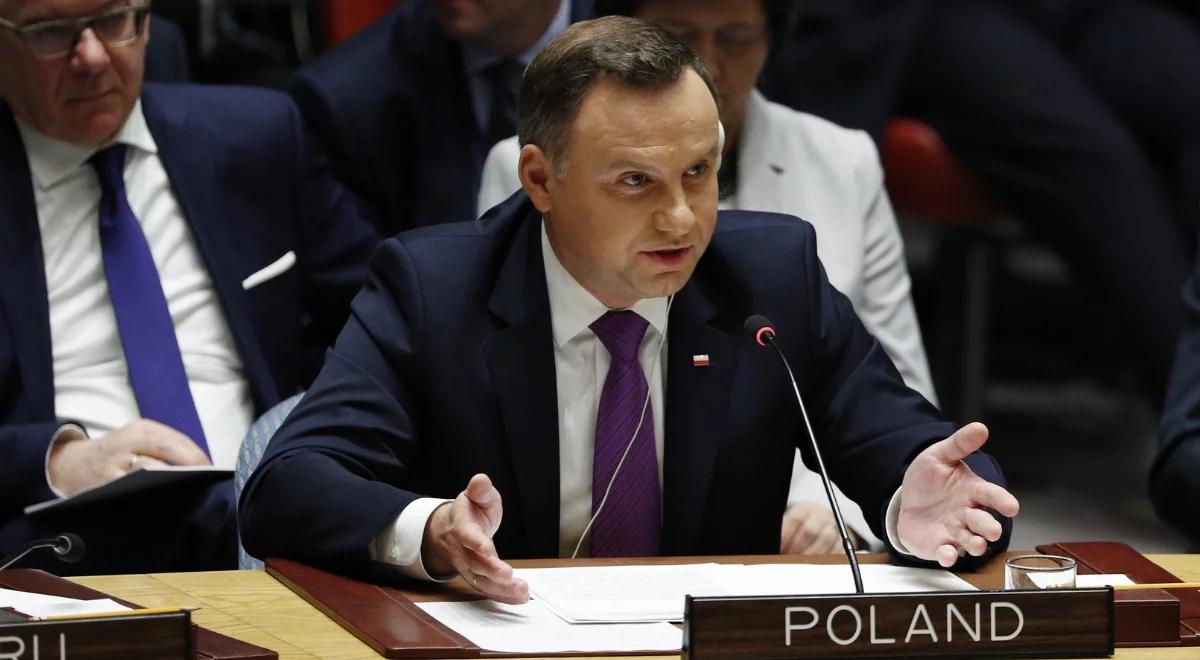 Andrzej Duda: użycia broni chemicznej nie można pozostawić bez odpowiedzi