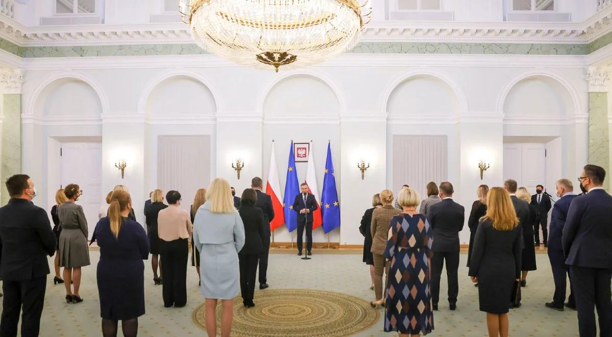Prezydent powołał stu nowych sędziów. Ponad połowa będzie pracować w sądach rejonowych