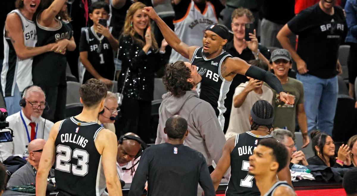 NBA. San Antonio Spurs lepsi od mistrzów. Sensacja mimo absencji Sochana