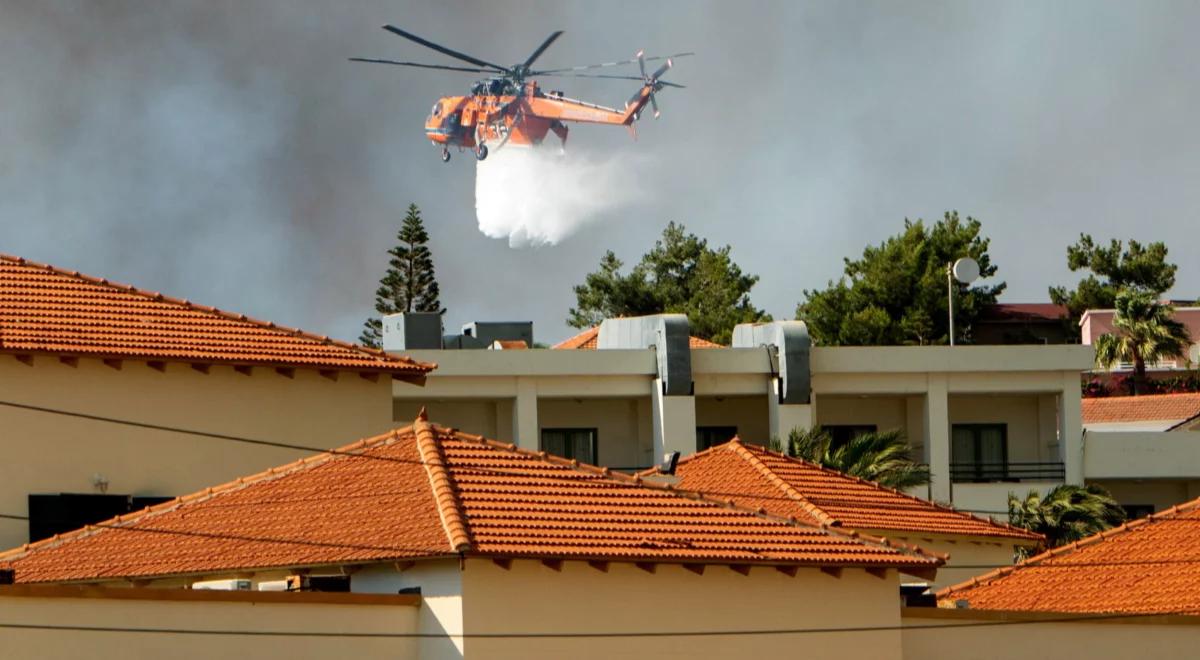 Wielkie pożary na Rodos. Przed ogniem musiało uciec 30 tys. osób