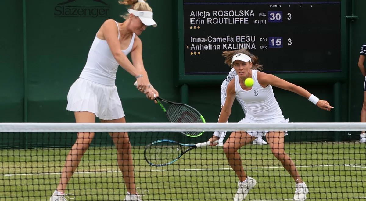 Wimbledon 2022: Alicja Rosolska ostatnią Polką w turnieju. W poniedziałek zawalczy o ćwierćfinał debla