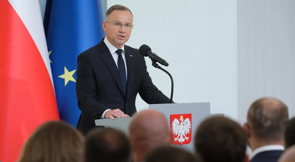 Porażka Rosji celem polskiej polityki. Prezydent: chcemy na stałe odsunąć widmo wojny od naszych granic