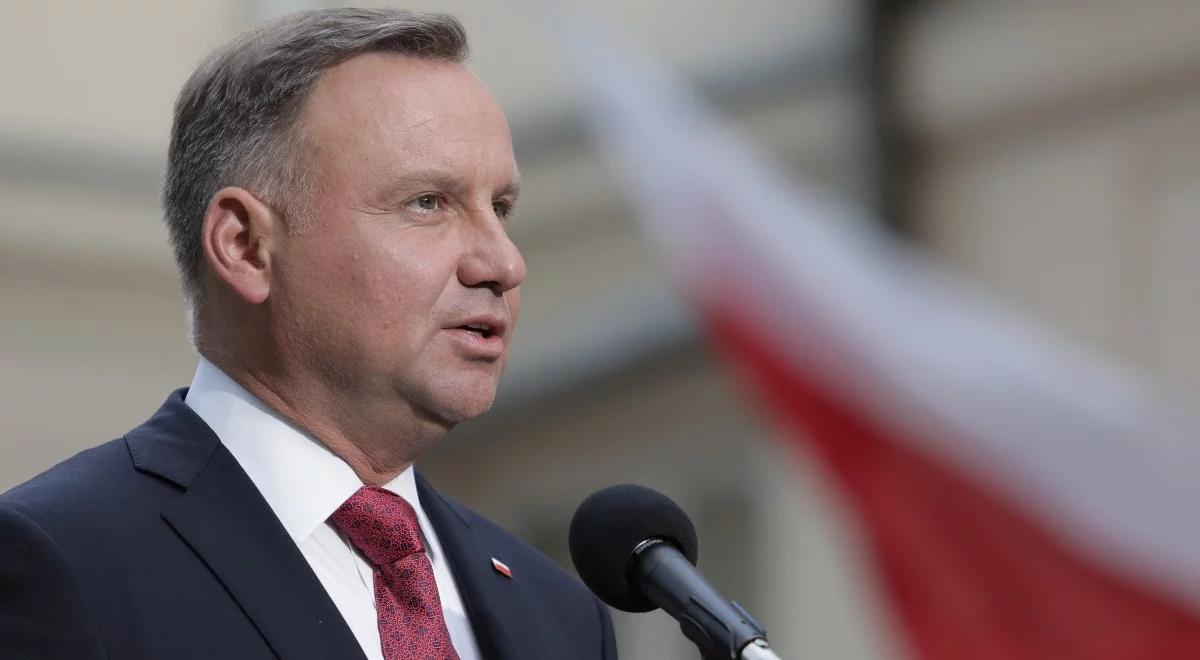 Prezydent Andrzej Duda: chcę, żeby polityka Zjednoczonej Prawicy była kontynuowana