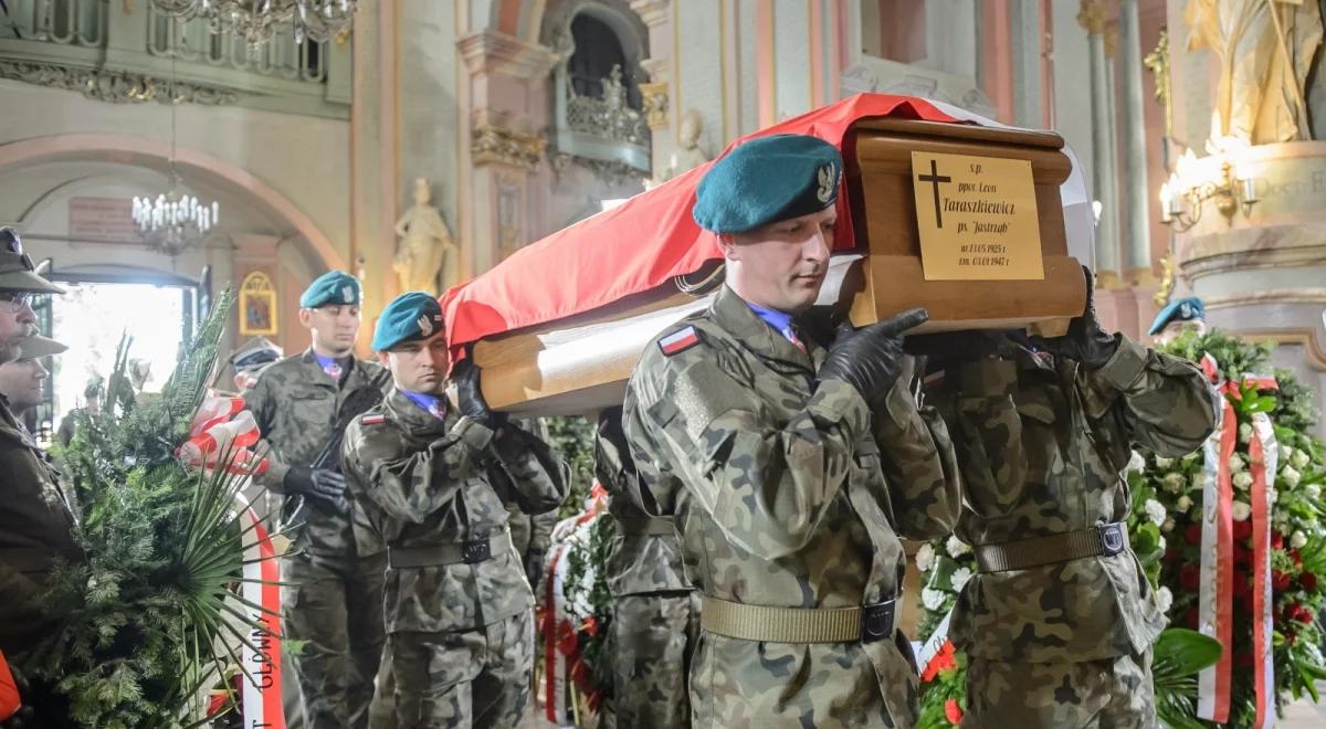 Włodawa: list prezydenta Andrzeja Dudy na pogrzebie Leona Taraszkiewicza, pseudonim "Jastrząb"