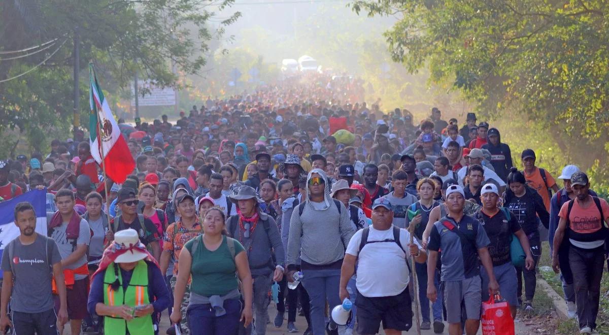 Migranci zmierzają w stronę granicy z USA. Dr Marek Kawa: nowa fala znów pobije rekord