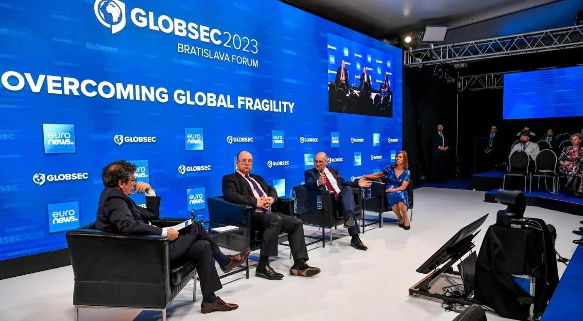 Szef MSZ na forum Globsec: Putin marzy o złamaniu naszej jedności