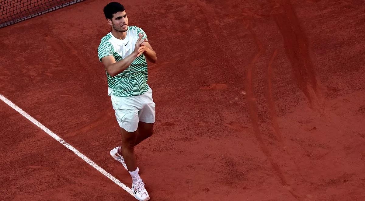 Roland Garros: Carlos Alcaraz z awansem do ćwierćfinału. Hiszpan pewnie pokonał Lorenzo Musettiego