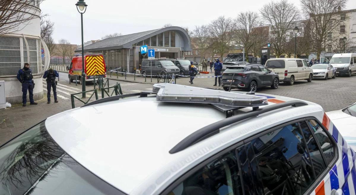 Strzały w metrze w Brukseli. Zamaskowani napastnicy z kałasznikowami